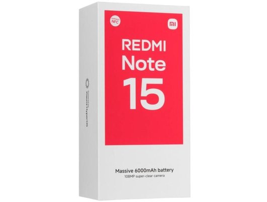 Смартфон Xiaomi Redmi Note 15 8/128Gb Black